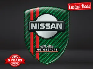 Nissan Pegatinas Cúpula Resina Estilo Limitado Emblema Premium